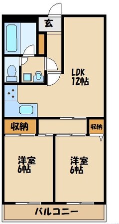 厚木参番館の物件間取画像